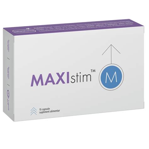 maxistim m pret|Maxistim M, 15 capsule